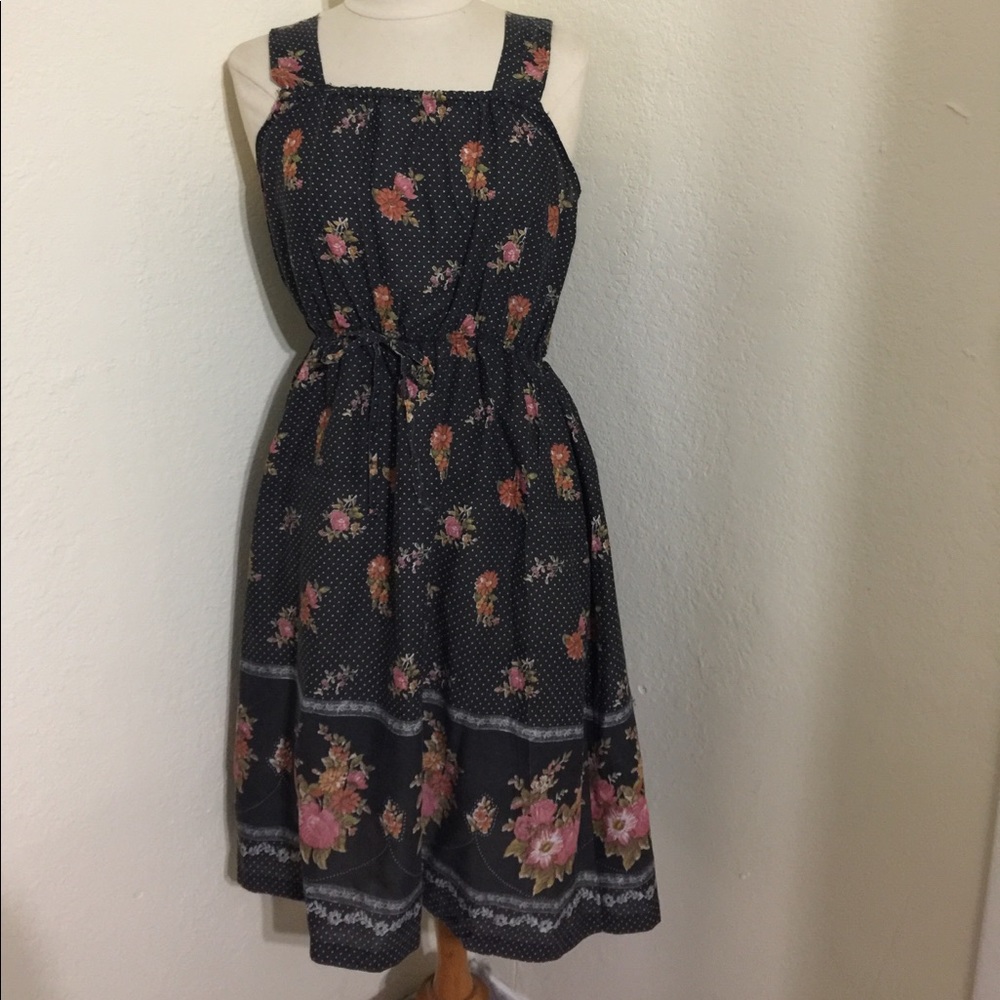 Vintage Craig Byron New York flower dress